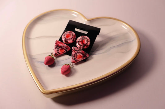 Pink strawberry native design