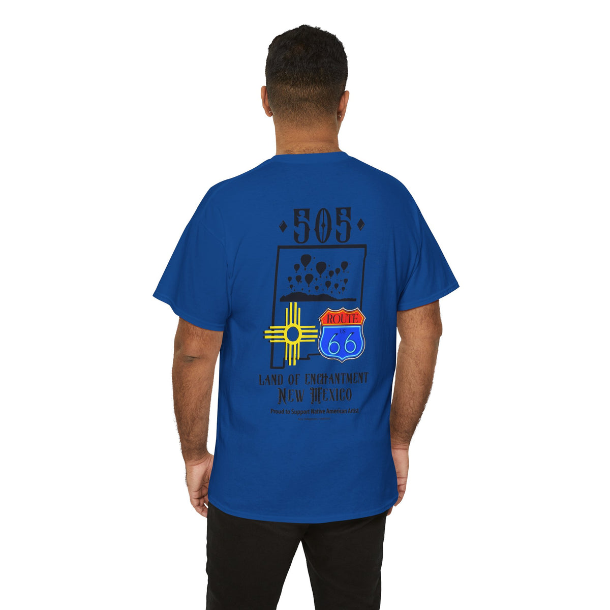 Native New Mexico 505 Route 66 Tee — Land of Enchantment T-Shirt