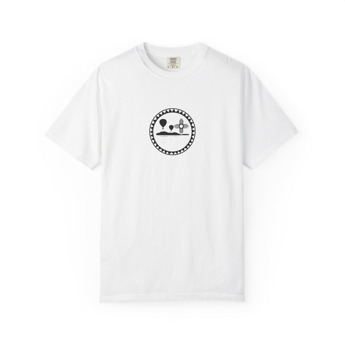 Albuquerque Indigenous T-Shirt — Simple Circle Mountain & Tree Tee