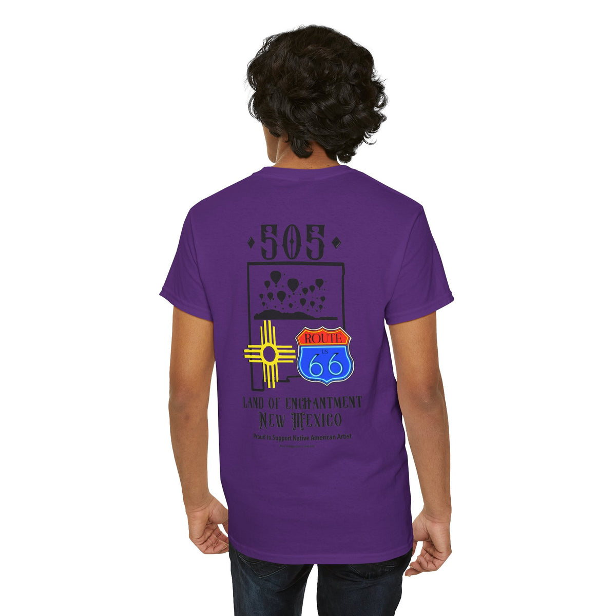 Native New Mexico 505 Route 66 Tee — Land of Enchantment T-Shirt