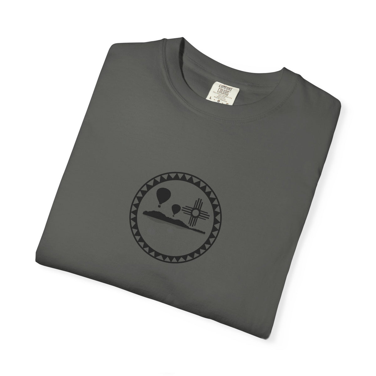 Albuquerque Indigenous T-Shirt — Simple Circle Mountain & Tree Tee