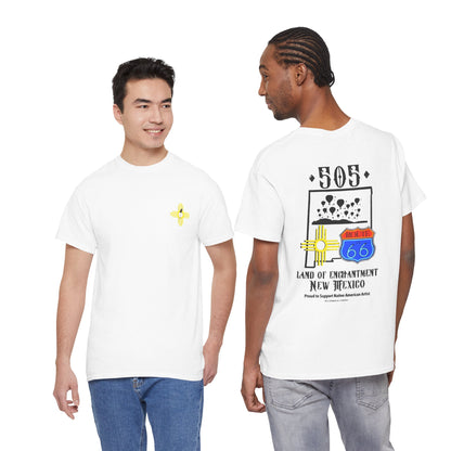Native New Mexico 505 Route 66 Tee — Land of Enchantment T-Shirt