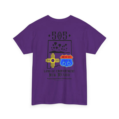 Native New Mexico 505 Route 66 Tee — Land of Enchantment T-Shirt