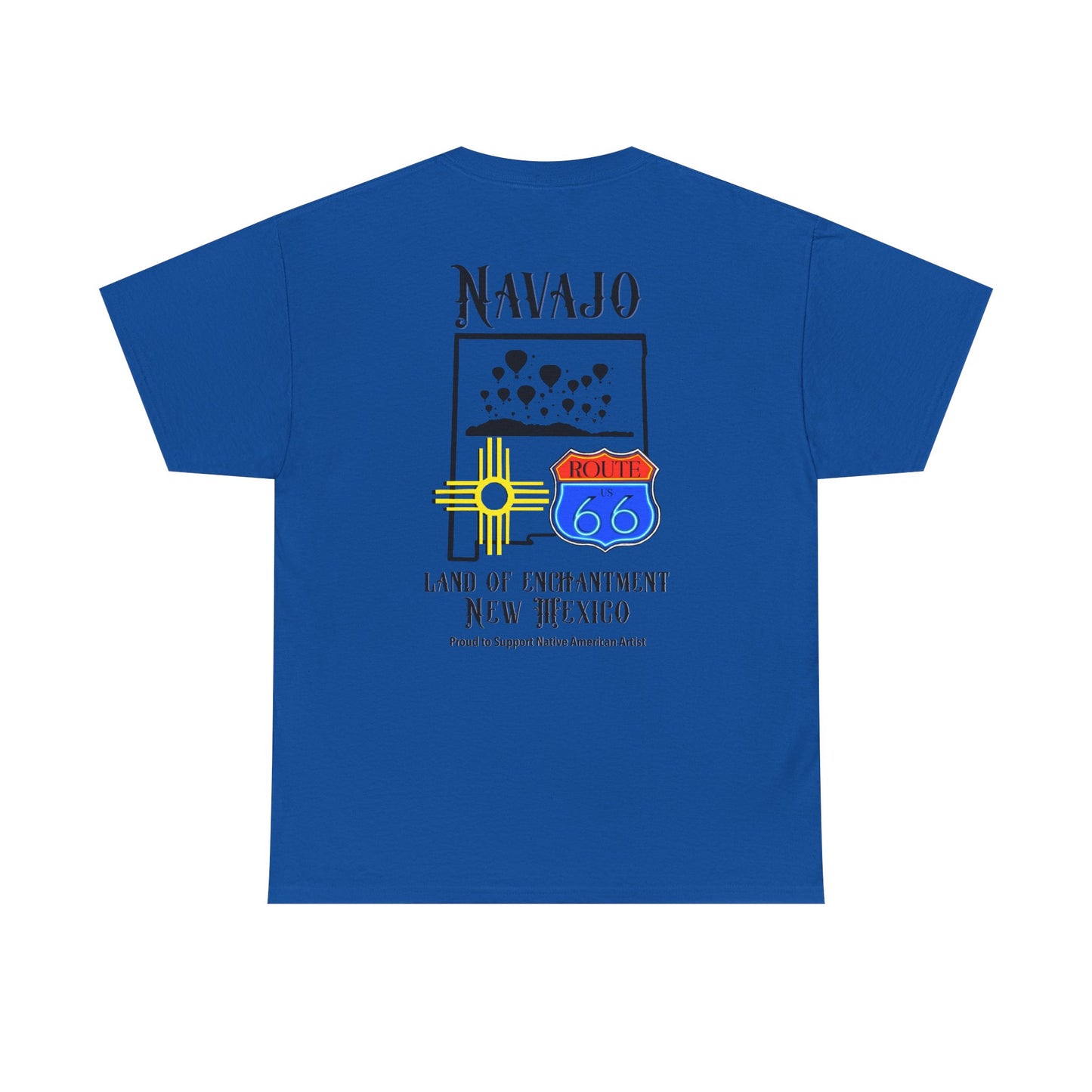 Navajo Route 66 New Mexico Tee — Land of Enchantment Graphic T‑Shirt