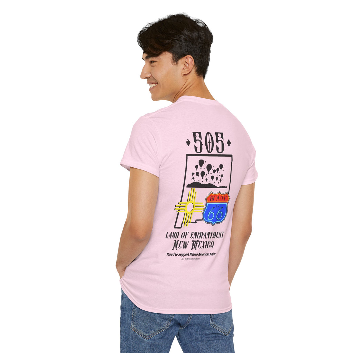 Native New Mexico 505 Route 66 Tee — Land of Enchantment T-Shirt