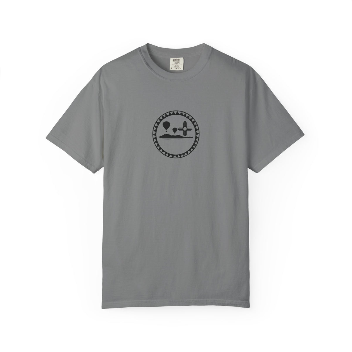 Albuquerque Indigenous T-Shirt — Simple Circle Mountain & Tree Tee
