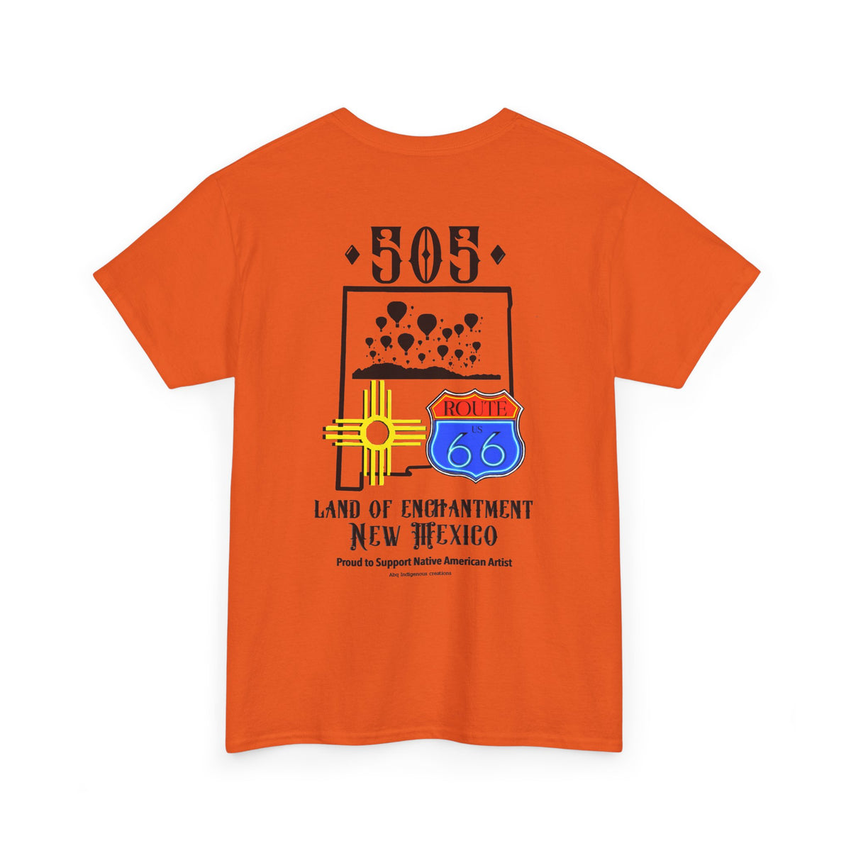 Native New Mexico 505 Route 66 Tee — Land of Enchantment T-Shirt