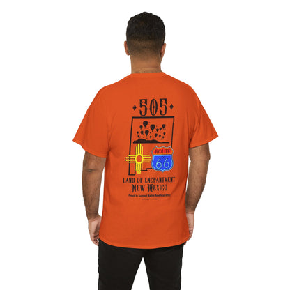 Native New Mexico 505 Route 66 Tee — Land of Enchantment T-Shirt