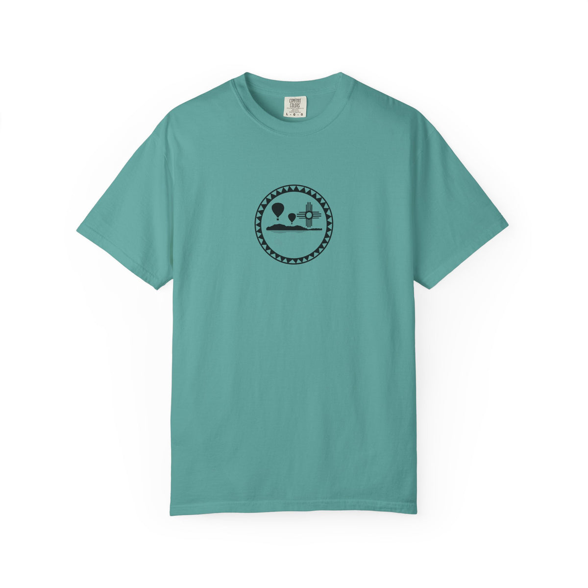 Albuquerque Indigenous T-Shirt — Simple Circle Mountain & Tree Tee