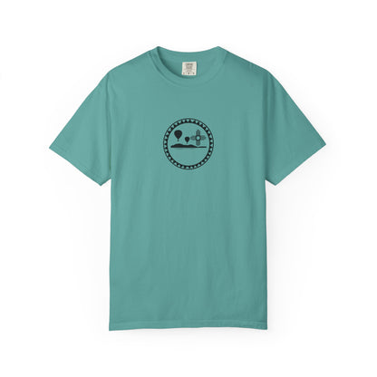 Albuquerque Indigenous T-Shirt — Simple Circle Mountain & Tree Tee