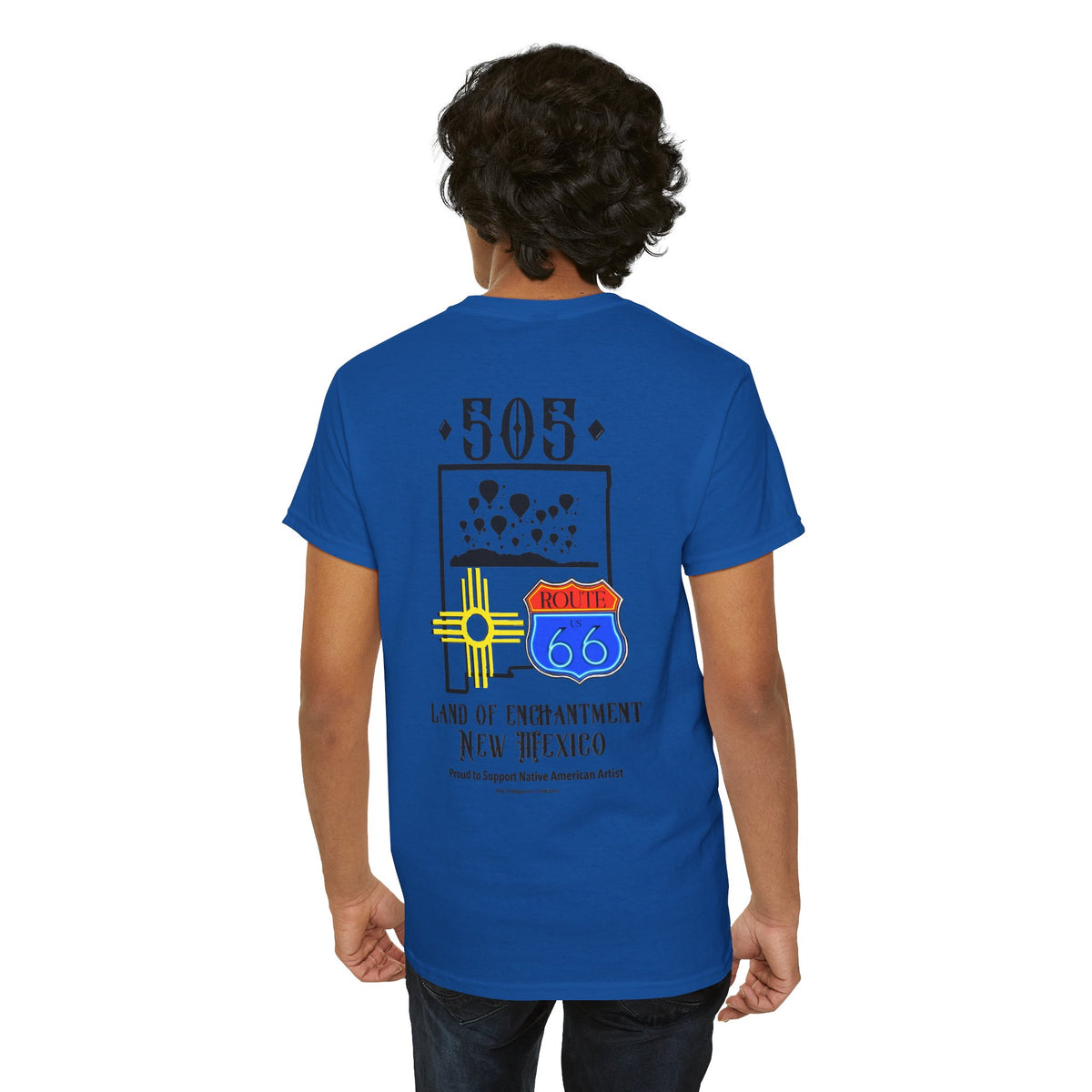 Native New Mexico 505 Route 66 Tee — Land of Enchantment T-Shirt