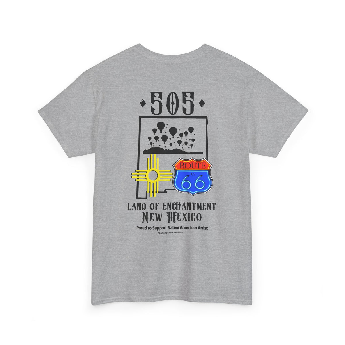 Native New Mexico 505 Route 66 Tee — Land of Enchantment T-Shirt