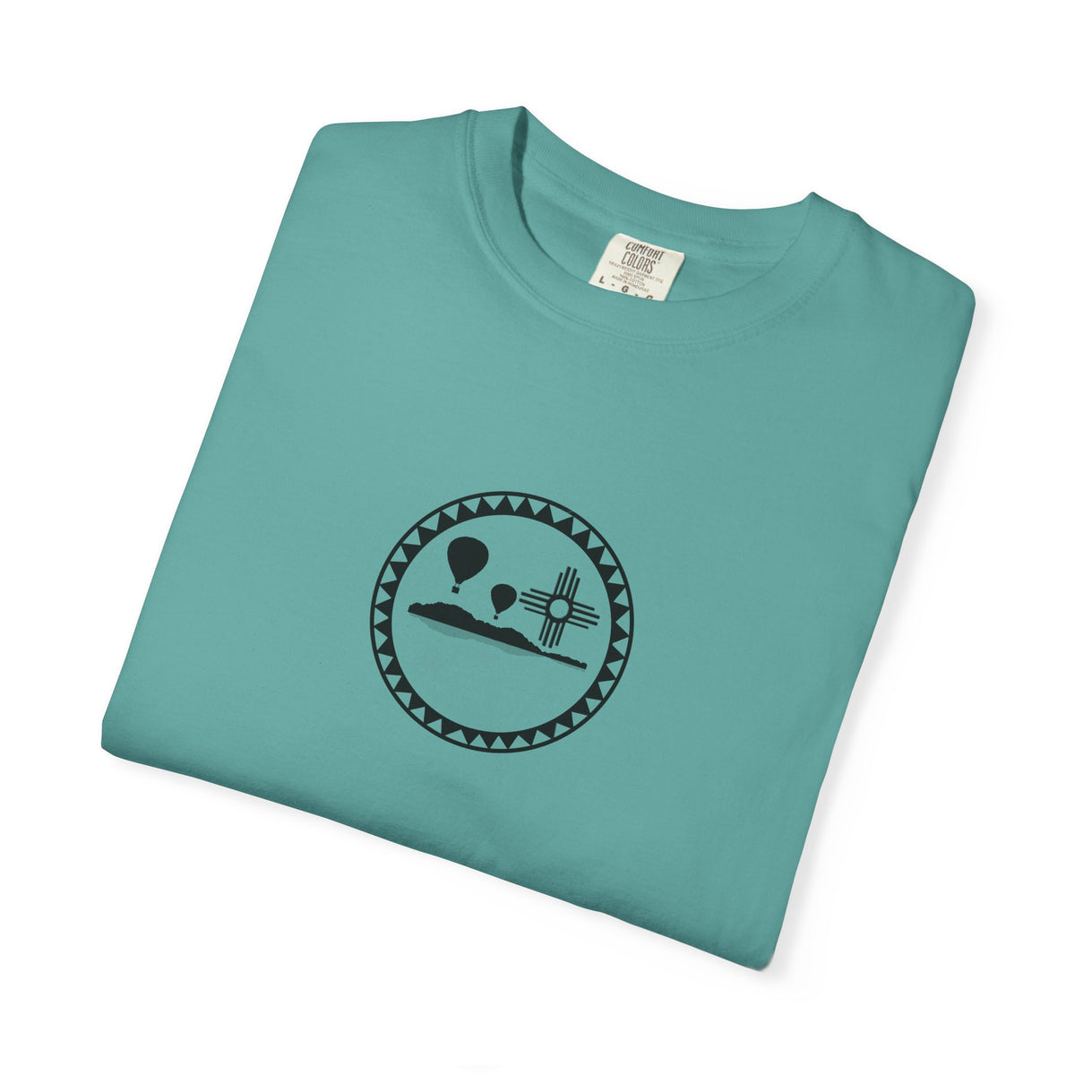 Albuquerque Indigenous T-Shirt — Simple Circle Mountain & Tree Tee