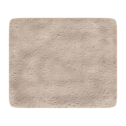Plush Tan Sherpa Blanket with Pink Native Design Backing — Cozy Throw for Living Room & Travel