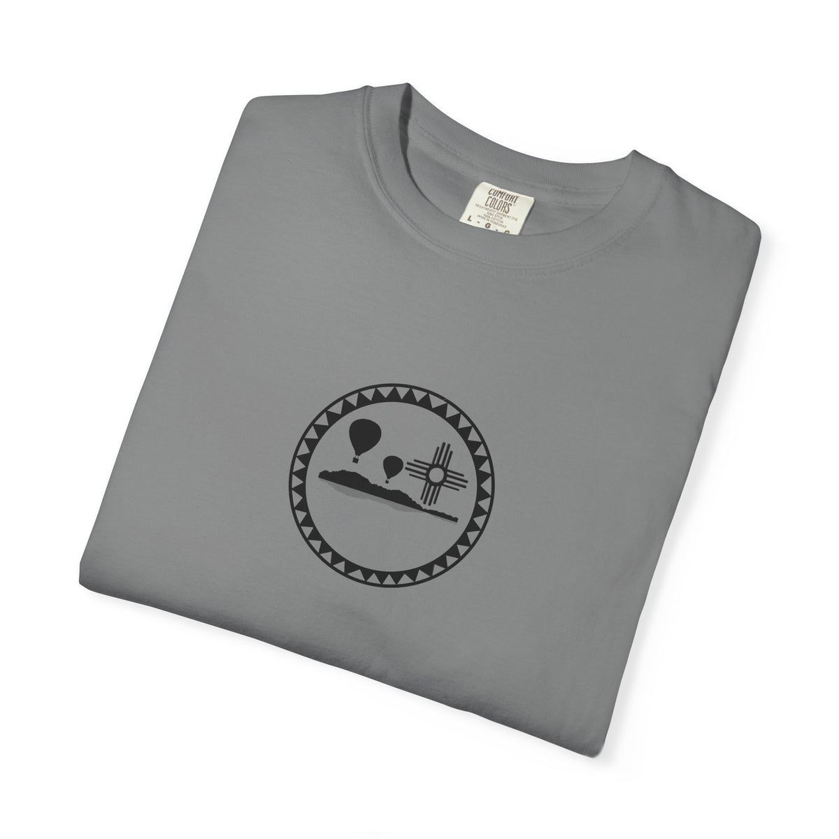 Albuquerque Indigenous T-Shirt — Simple Circle Mountain & Tree Tee