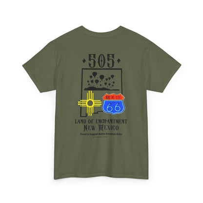 Native New Mexico 505 Route 66 Tee — Land of Enchantment T-Shirt
