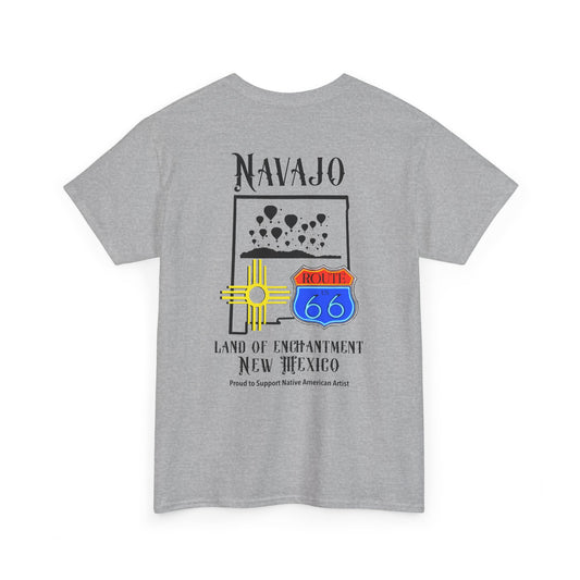 Navajo Route 66 New Mexico Tee — Land of Enchantment Graphic T‑Shirt