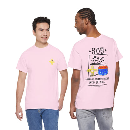 Native New Mexico 505 Route 66 Tee — Land of Enchantment T-Shirt