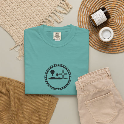 Albuquerque Indigenous T-Shirt — Simple Circle Mountain & Tree Tee