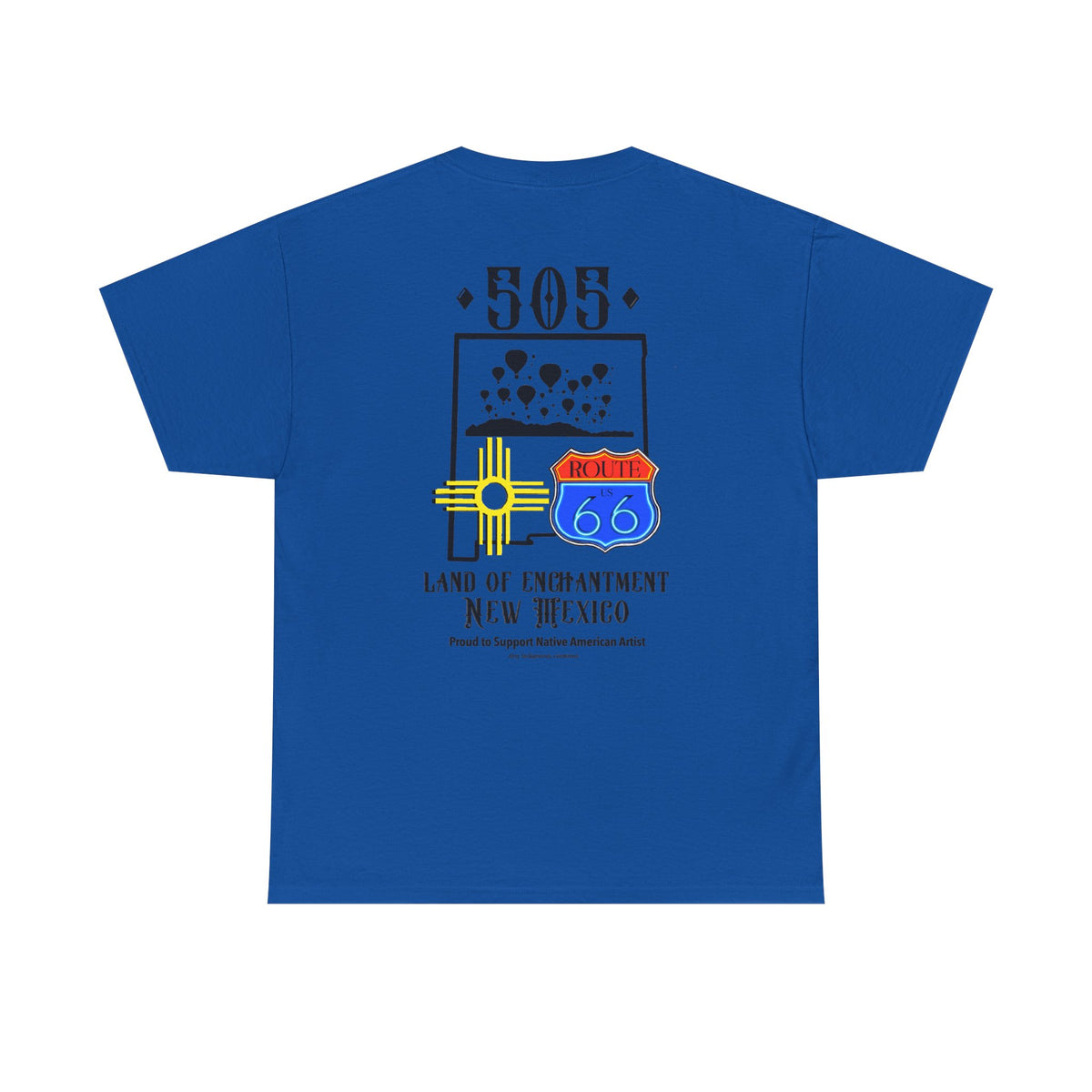 Native New Mexico 505 Route 66 Tee — Land of Enchantment T-Shirt