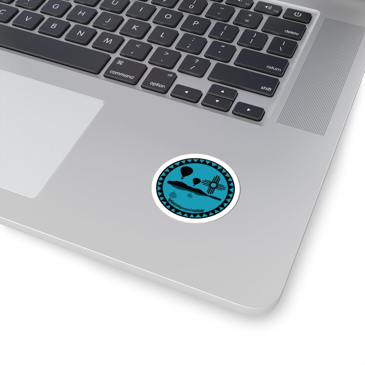 Albuquerque Skyline Zia Sticker — Hot Air Balloon Kiss-Cut Sticker