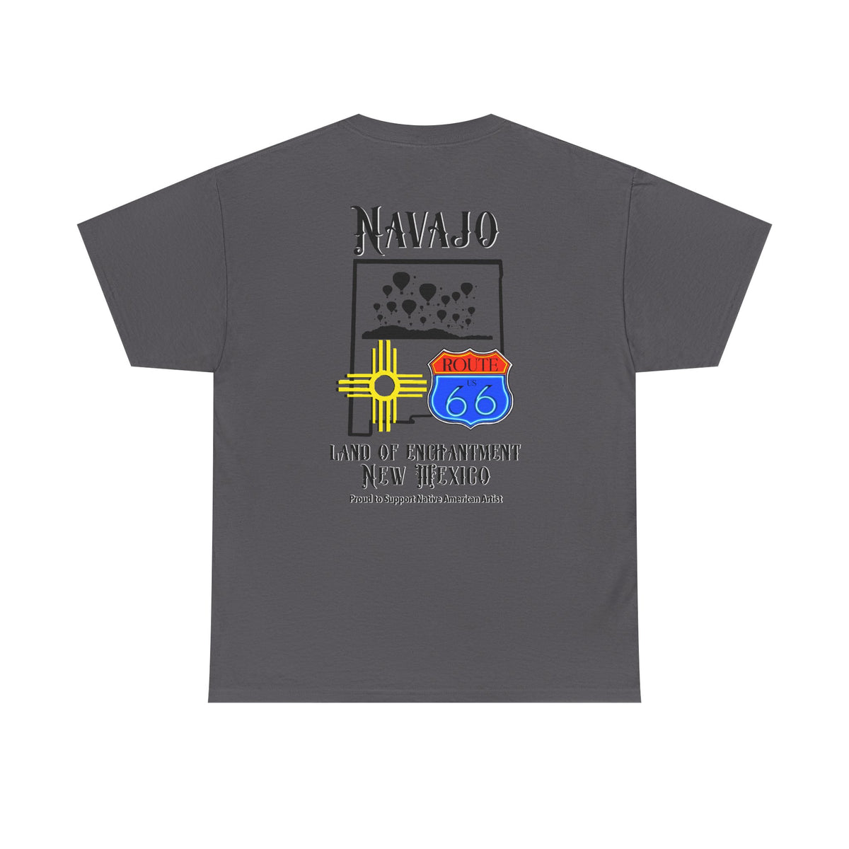 Navajo Route 66 New Mexico Tee — Land of Enchantment Graphic T‑Shirt