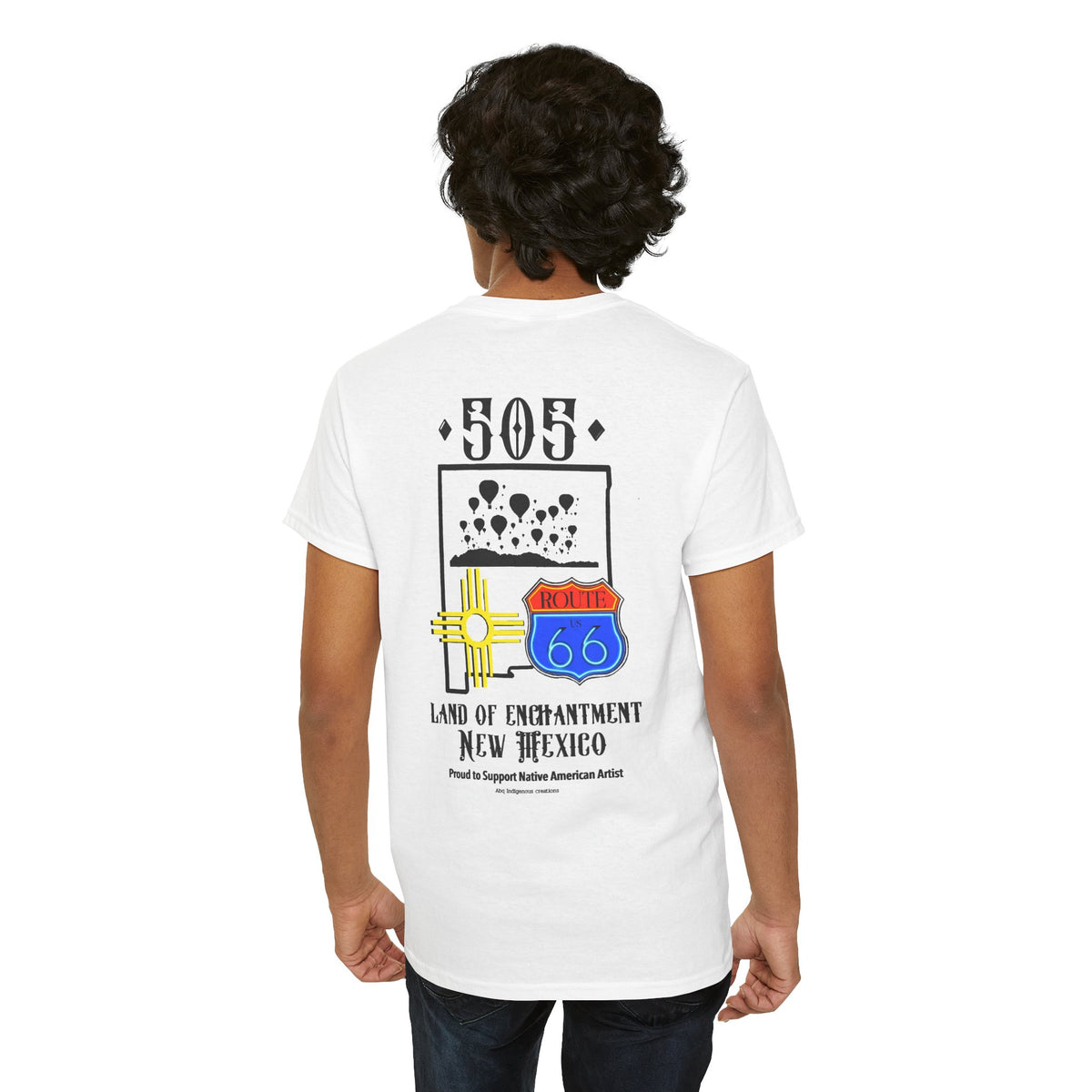 Native New Mexico 505 Route 66 Tee — Land of Enchantment T-Shirt
