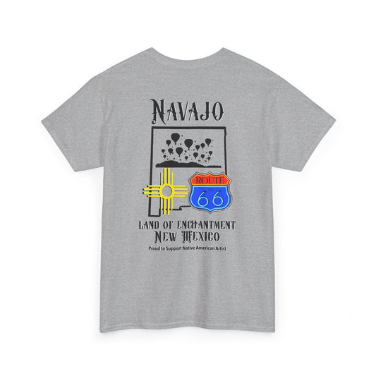 Navajo Route 66 New Mexico Tee — Land of Enchantment Graphic T‑Shirt