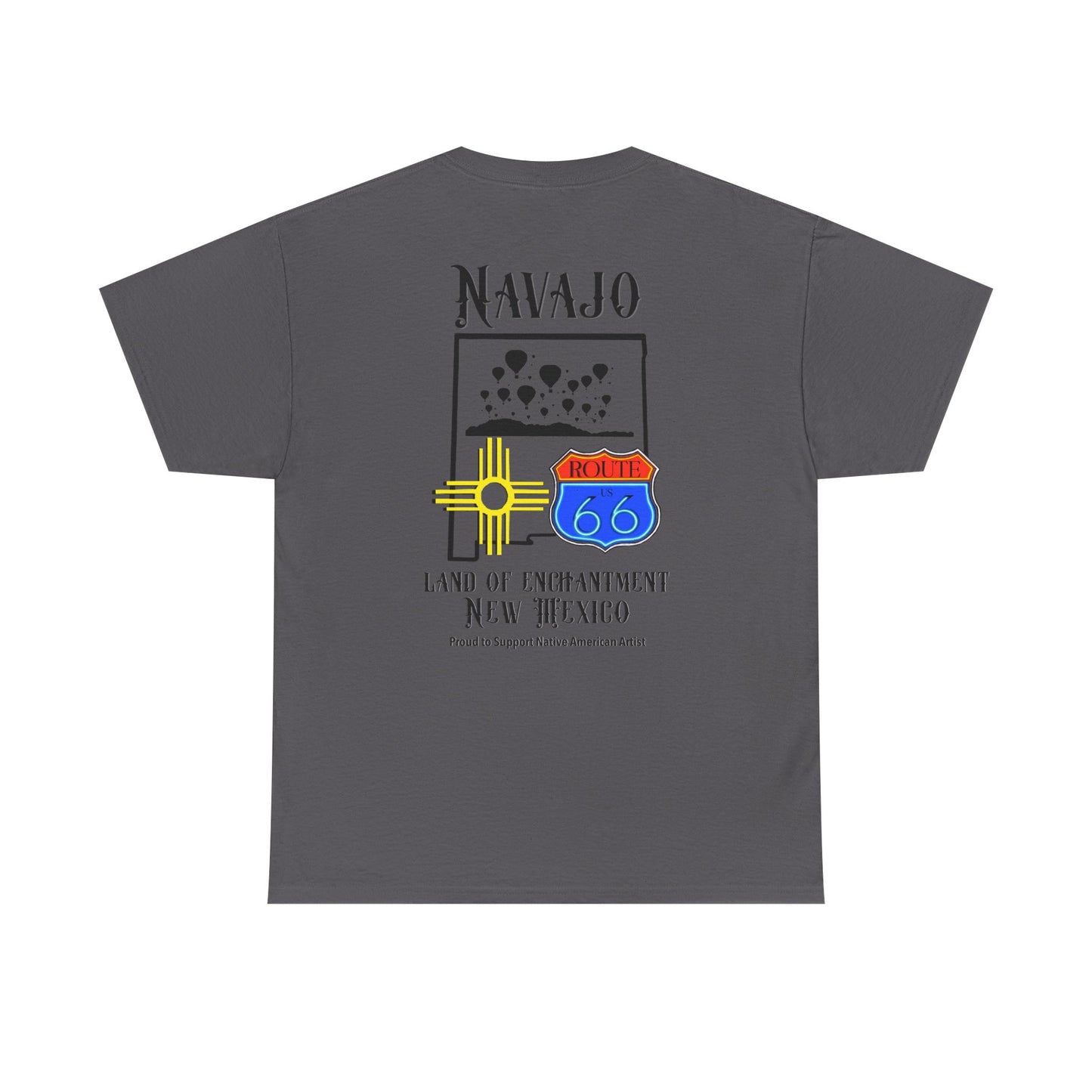 Navajo Route 66 New Mexico Tee — Land of Enchantment Graphic T‑Shirt
