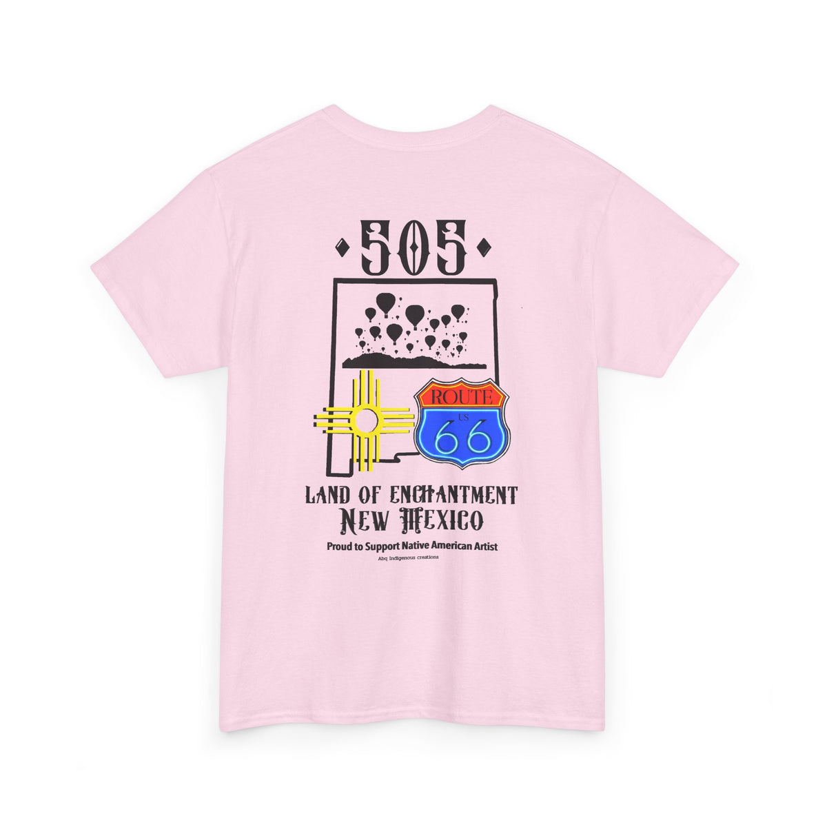 Native New Mexico 505 Route 66 Tee — Land of Enchantment T-Shirt