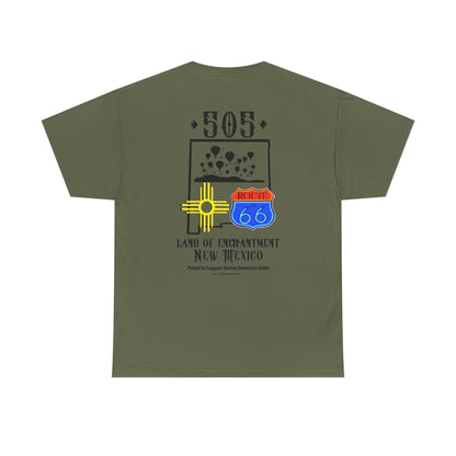 Native New Mexico 505 Route 66 Tee — Land of Enchantment T-Shirt