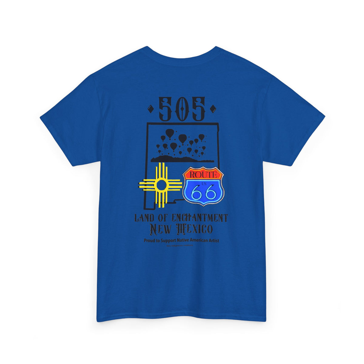 Native New Mexico 505 Route 66 Tee — Land of Enchantment T-Shirt