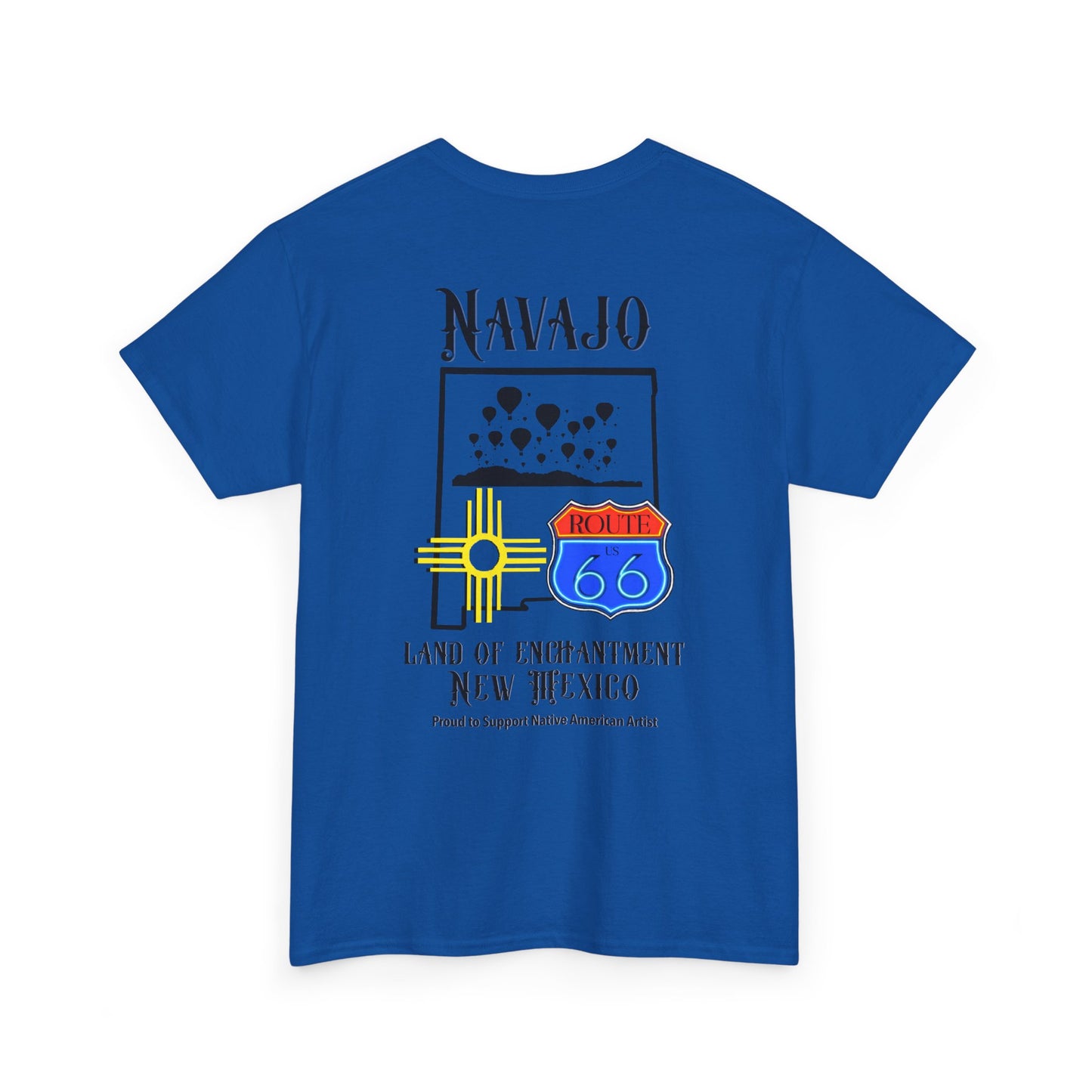 Navajo Route 66 New Mexico Tee — Land of Enchantment Graphic T‑Shirt
