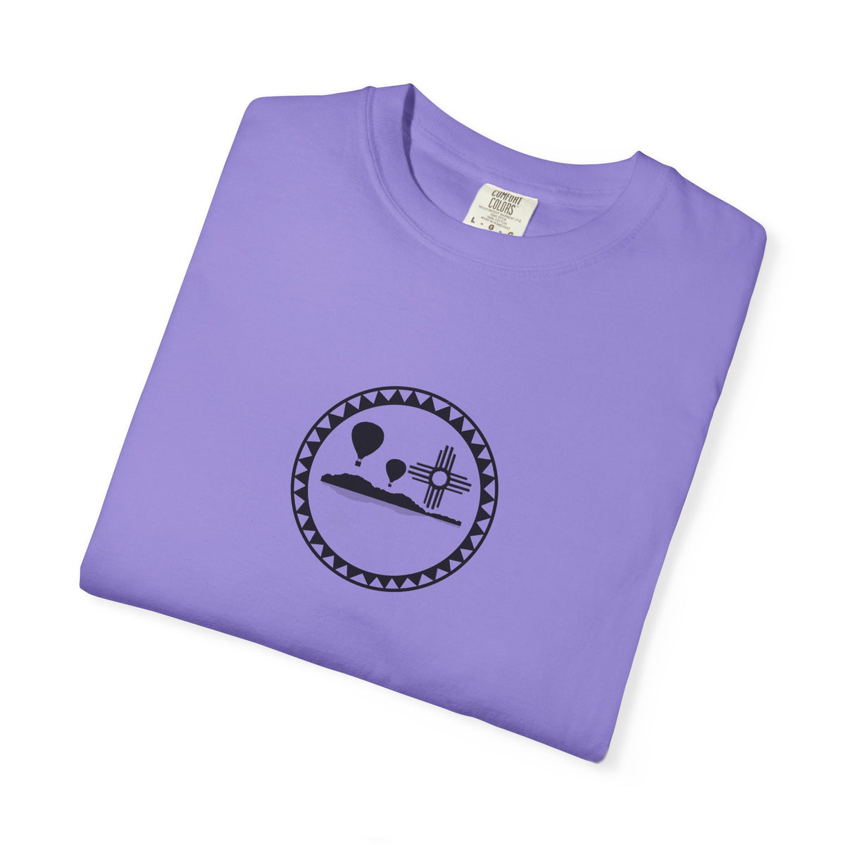 Albuquerque Indigenous T-Shirt — Simple Circle Mountain & Tree Tee