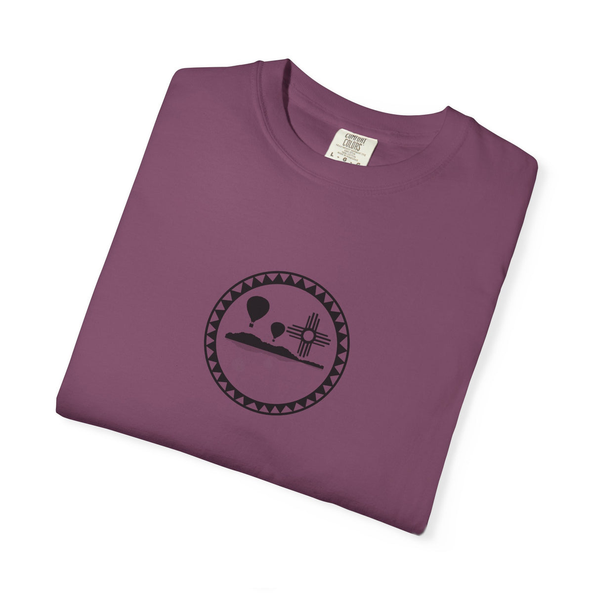 Albuquerque Indigenous T-Shirt — Simple Circle Mountain & Tree Tee