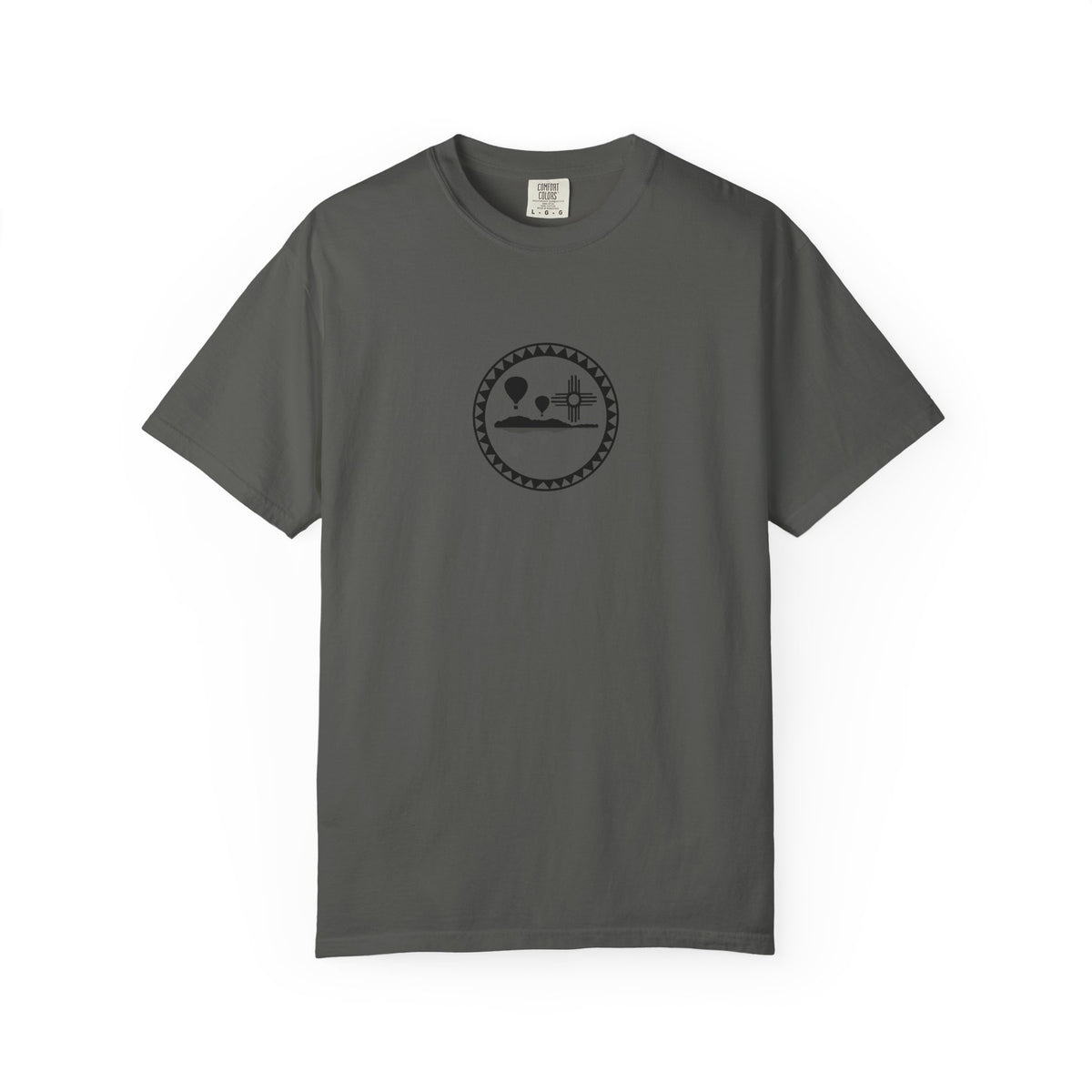 Albuquerque Indigenous T-Shirt — Simple Circle Mountain & Tree Tee