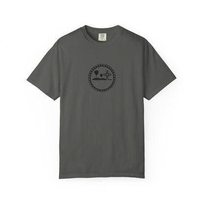 Albuquerque Indigenous T-Shirt — Simple Circle Mountain & Tree Tee
