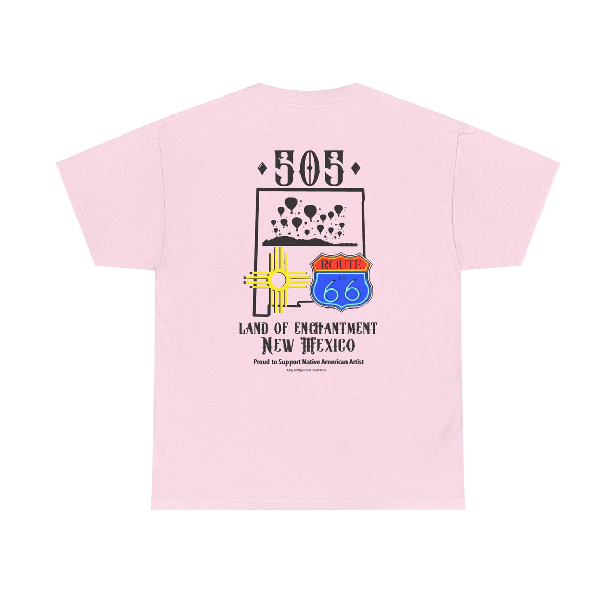Native New Mexico 505 Route 66 Tee — Land of Enchantment T-Shirt