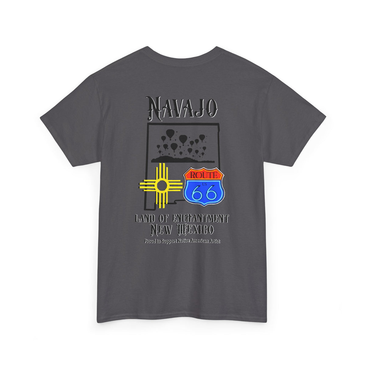 Navajo Route 66 New Mexico Tee — Land of Enchantment Graphic T‑Shirt