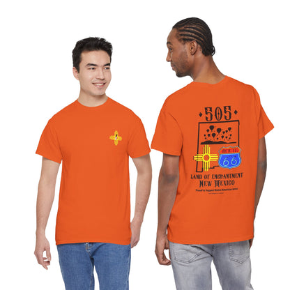 Native New Mexico 505 Route 66 Tee — Land of Enchantment T-Shirt