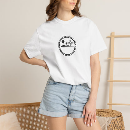 Albuquerque Indigenous T-Shirt — Simple Circle Mountain & Tree Tee