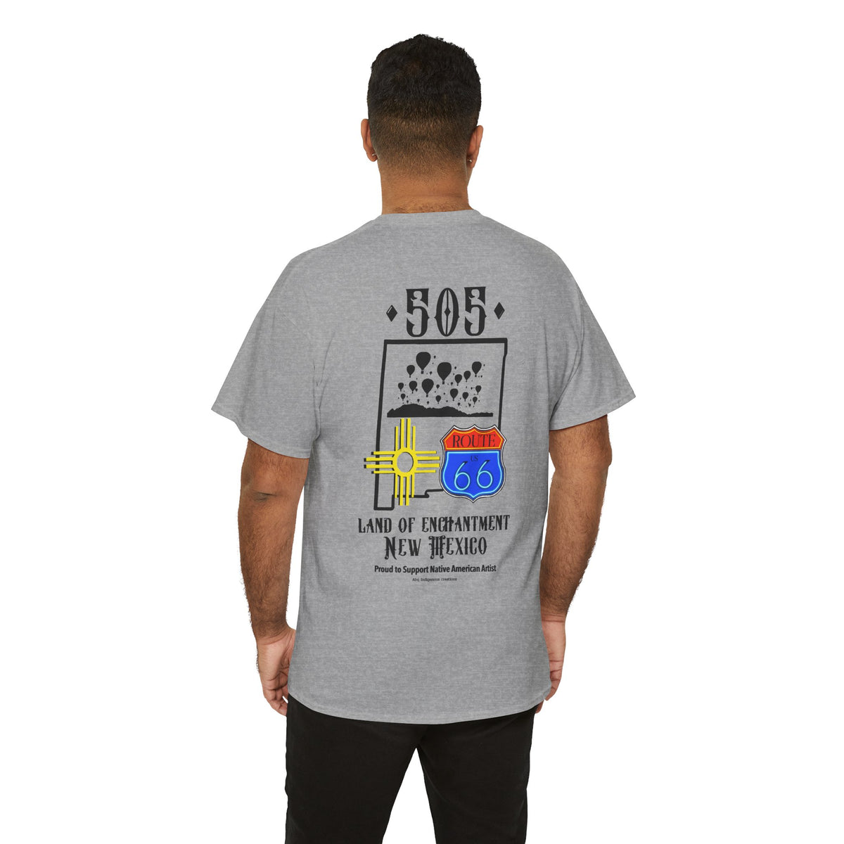 Native New Mexico 505 Route 66 Tee — Land of Enchantment T-Shirt
