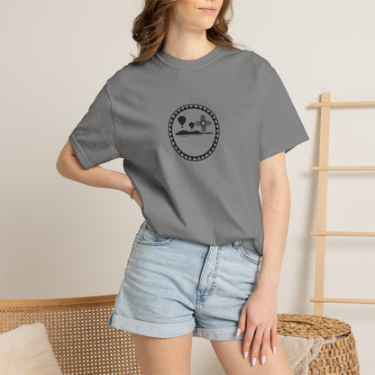 Albuquerque Indigenous T-Shirt — Simple Circle Mountain & Tree Tee