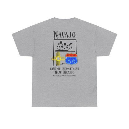 Navajo Route 66 New Mexico Tee — Land of Enchantment Graphic T‑Shirt