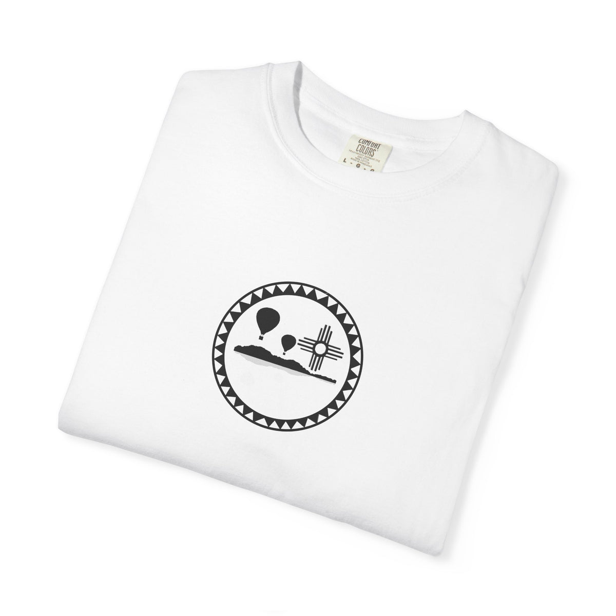 Albuquerque Indigenous T-Shirt — Simple Circle Mountain & Tree Tee