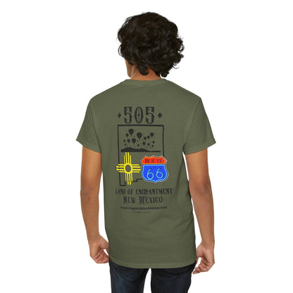 Native New Mexico 505 Route 66 Tee — Land of Enchantment T-Shirt